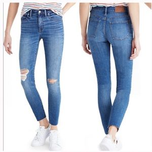 Madewell High Rise Skinny Jeans
